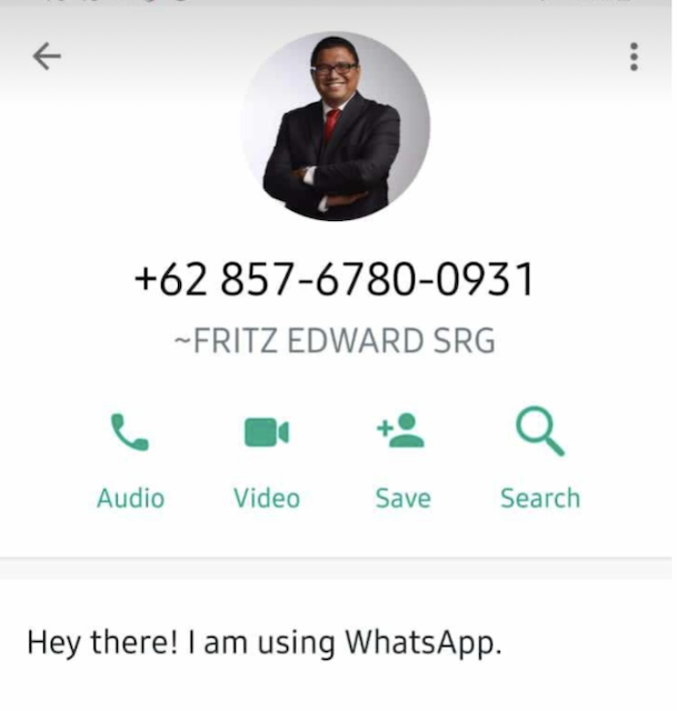 [Cek Fakta] Hoaks Nomor WhatsApp Mengatasnamakan Anggota Bawaslu Fritz Edward Siregar, Simak Faktanya