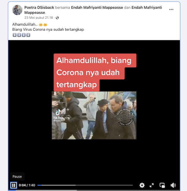 [Cek Fakta] Ilmuan Pembuat Virus Covid-19 Akhirnya Ditangkap? Begini Faktanya
