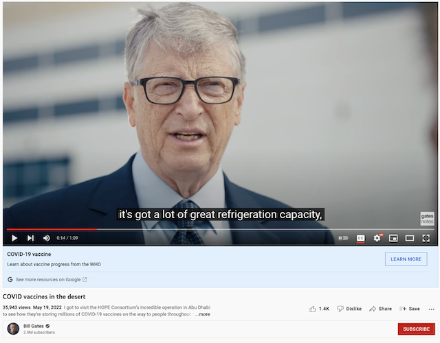[Cek Fakta] Beredar Video Bill Gates Menyiapkan Miliaran Vaksin Cacar Monyet? Begini Faktanya