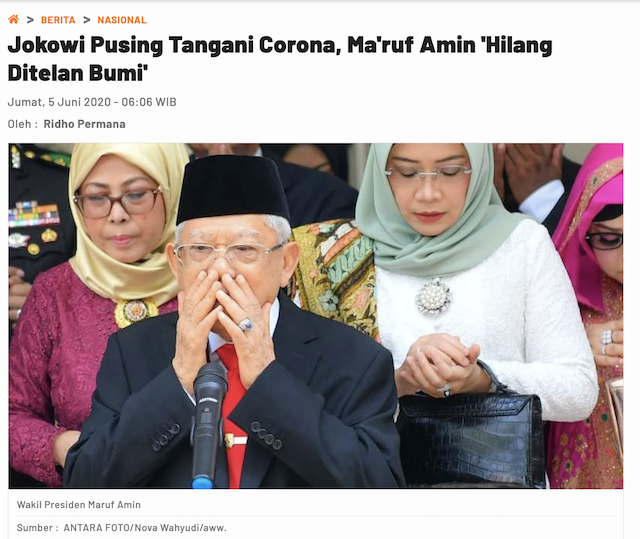 [Cek Fakta] Maruf Amin Minta Masyarakat Ikhlas Dana Haji Dipakai Pemerintah? Cek Dulu Faktanya