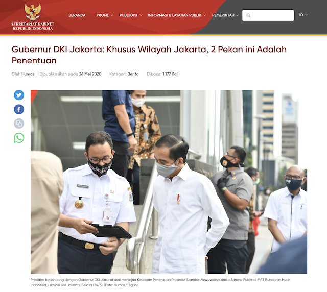 [Cek Fakta] Jokowi Dikabarkan Jenguk Lesti Kejora di Rumah Sakit? Begini Faktanya