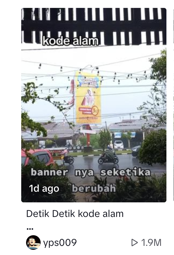 Viral Video Angin Kencang Sobek Baliho Tiba-tiba Muncul Gambar Anies Baswedan