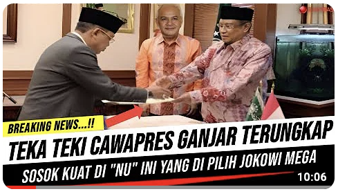 [Cek Fakta] Jokowi dan Megawati Sudah Memilih Tokoh NU Ini untuk Dampingi Ganjar? Cek Faktanya