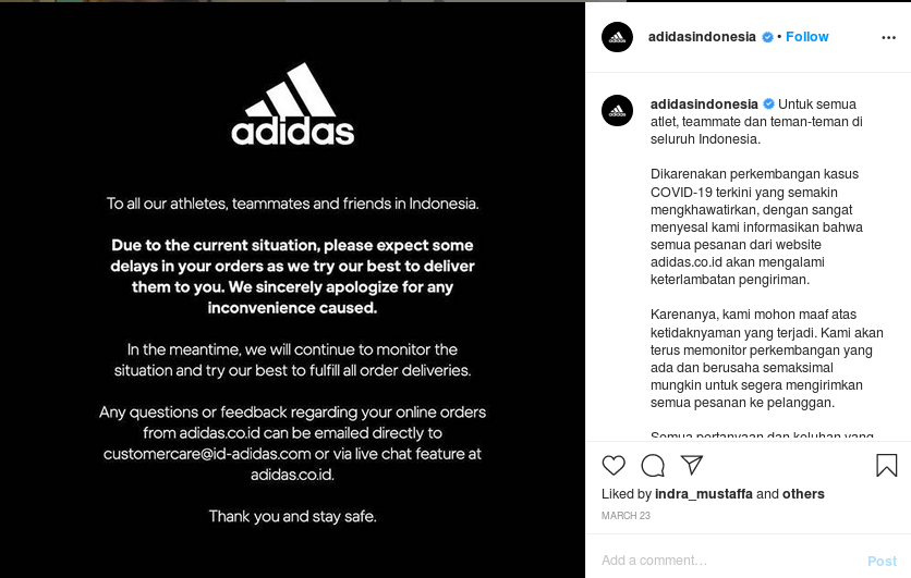Cek Fakta Adidas Bagi Bagi Sepatu Gratis Untuk Melawan Covid 19 Hoaks Medcom Id