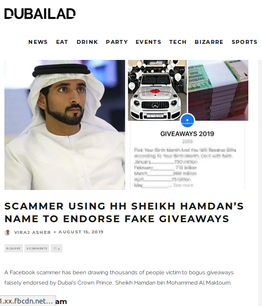 [Cek Fakta] Pangeran Dubai Bagi-Bagi Uang dan Kepingan Emas di Tengah Pendemi Covid-19? Ini Faktanya