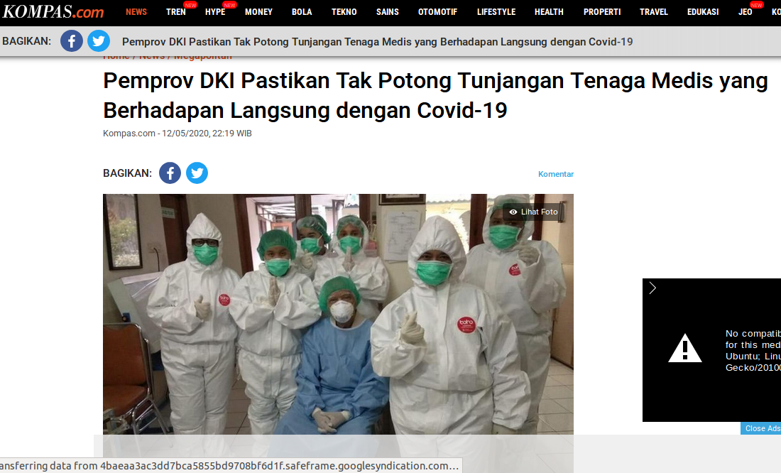 [Cek Fakta] Benarkah Anies Baswedan Potong Tunjangan Tenaga Medis? Ini Faktanya