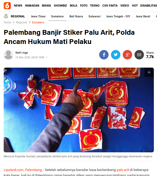 [Cek Fakta] Foto Komunis Bebas Berkeliaran dan Para Habib Dizalimi Hoaks, Ini Faktanya