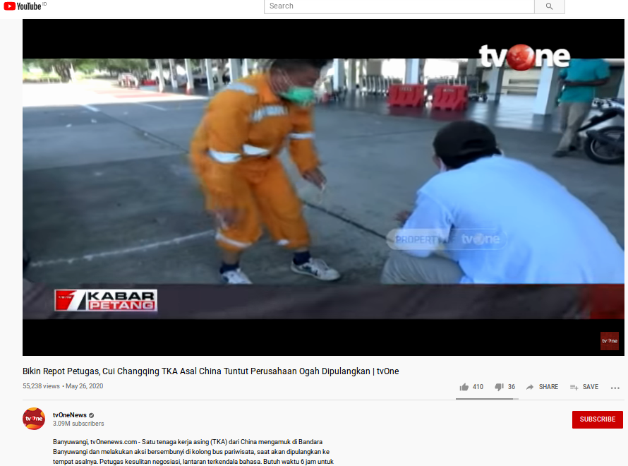 [Cek Fakta] Video TKA Tiongkok Tertangkap Masuk Bandara Banyuwangi? Ini Faktanya
