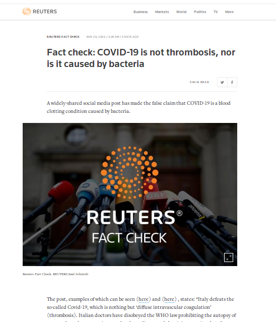 [Cek Fakta] Italia Buktikan Covid-19 bukan Virus Melainkan Bakteri? Simak Faktanya