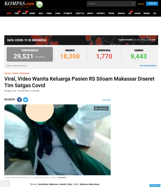 [Cek Fakta] PKI Menyamar Sebagai Dokter Menyeret Wanita Keluarga Pasien di Rumah Sakit Hoaks? Ini Faktanya