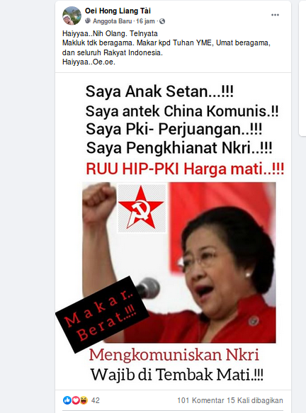 [Cek Fakta] Megawati Mengaku Dirinya Pengikut Paham Komunis Hoaks, Ini Faktanya