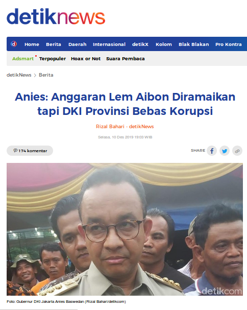 [Cek Fakta] Anies Sebut Solusi Banjir di Jakarta adalah Menunggu Musim Kemarau? Ini Faktanya