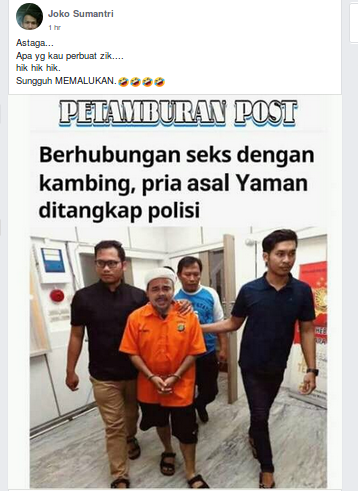 [Cek Fakta] Rizieq Shihab Ditangkap Polisi? Cek Faktanya