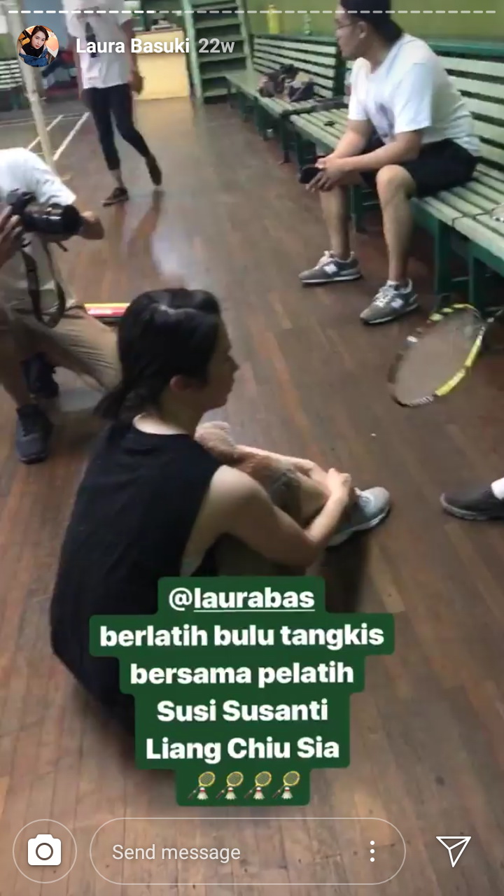 Intip Latihan Laura Basuki demi Perankan Susy Susanti di Film