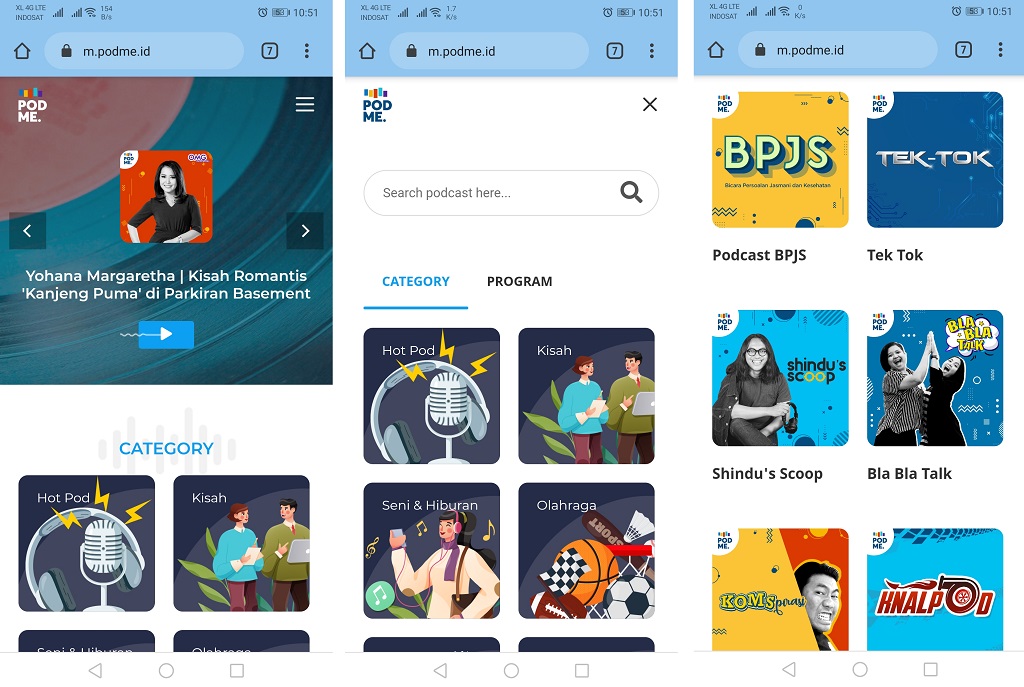 Cari Podcast Keren? Buka PodMe.id