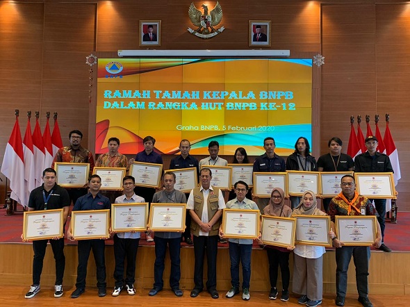 Medcom.id Diganjar Penghargaan dari BNPB