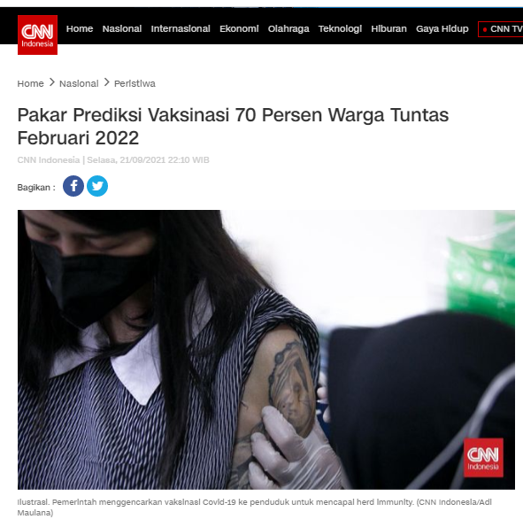 [Cek Fakta] Rezim Jokowi akan Gelar Vaksinasi Massal secara Paksa dan Mematikan Februari 2022? Ini Faktanya