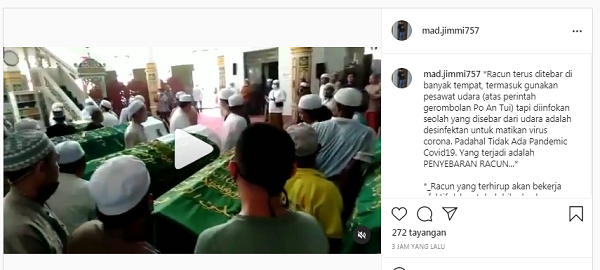 [Cek Fakta] Benarkah Covid-19 tidak Ada, Tapi Racun yang Terus Disebar dari Pesawat? Ini Faktanya