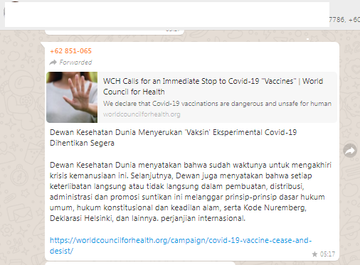 [Cek Fakta] Vaksin Covid-19 Berbahaya dan tidak Aman Digunakan Manusia? Ini Faktanya