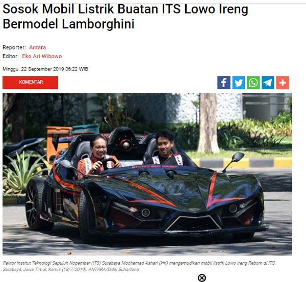 [Cek Fakta] Foto Mobil yang Disopiri Anies Bertuliskan 