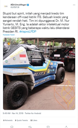 [Cek Fakta] Foto Mobil yang Disopiri Anies Bertuliskan 