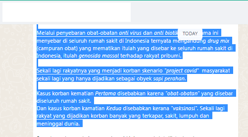 [Cek Fakta] Obat-Obatan Covid-19 yang Disebarkan ke Rumah Sakit Mematikan? Ini Faktanya