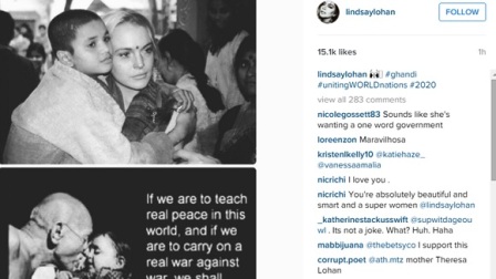 Lindsay Lohan Siap Maju ke Bursa Capres Amerika 2020