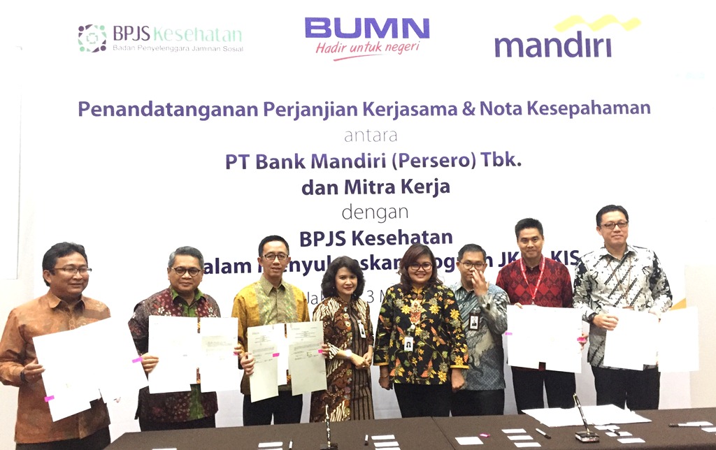 Sukseskan Program JKN-KIS, BPJS Kesehatan Gandeng Bank Mandiri