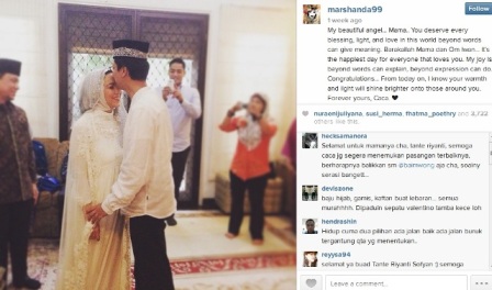 Ibunda Menikah, Netizen Ingin Marshanda Juga Nikah dengan Baim Wong 