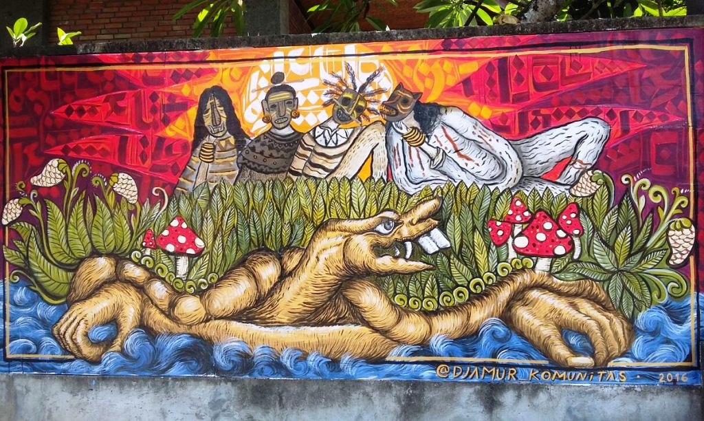 WCF 2016 Diramaikan Pameran Mural Art dan Kehidupan Manusia Purba