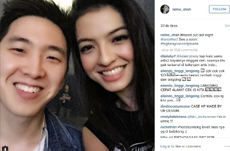 Raline Shah Kembali Perlihatkan Kedekatan dengan BigBang