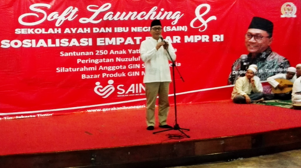 Ketua MPR Berbagi Kiat Sukses dengan Ratusan Anak Yatim