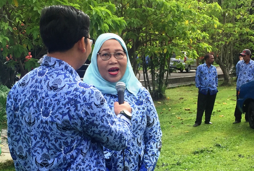 Puspiptek Gelar Upacara Peringati Hari Lahir Pancasila