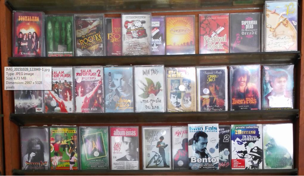 Banyak Kaset Iwan Fals di Pulo Gadung    