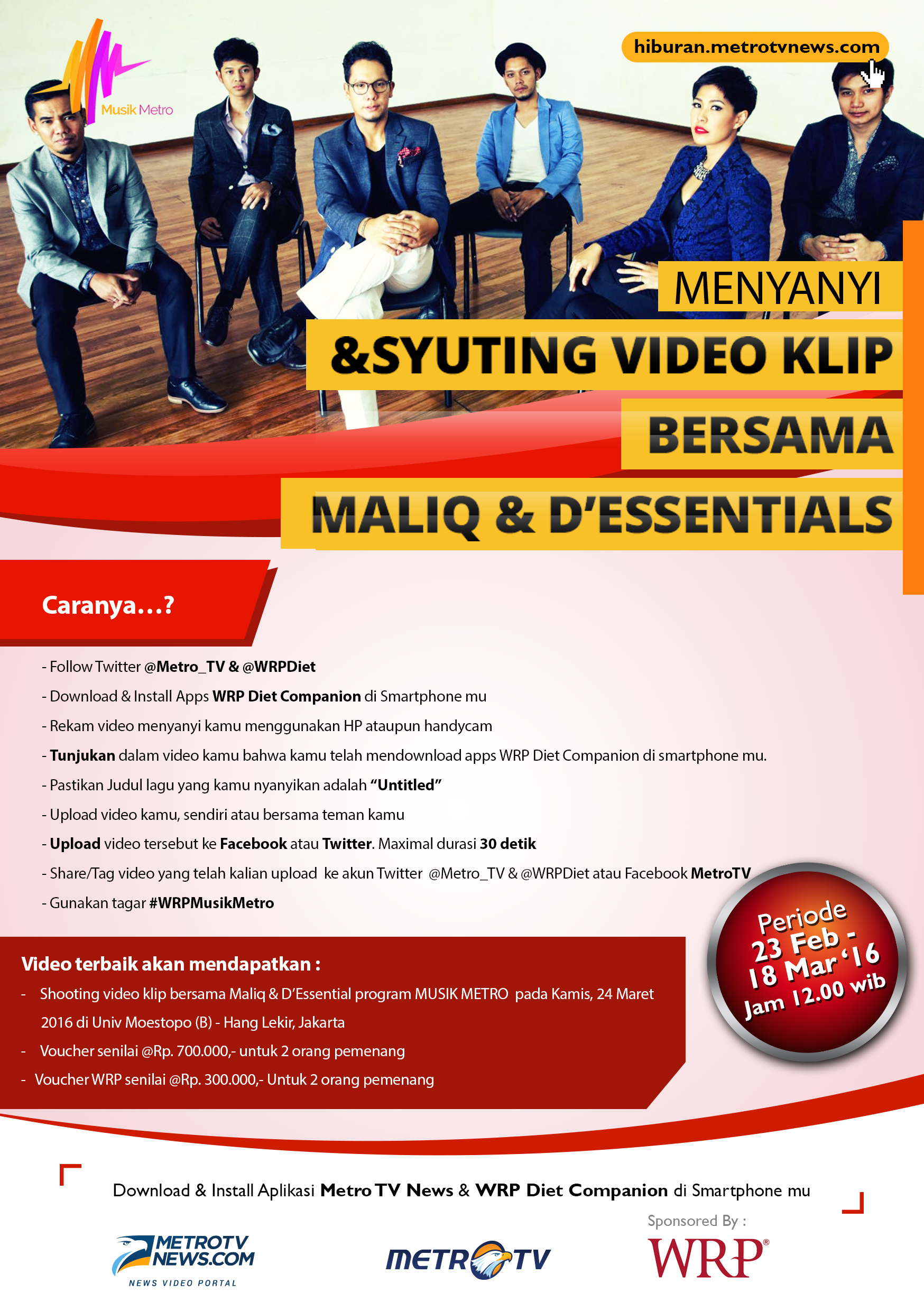 Ini Tantangan Untuk Fan yang Mau Sepanggung dengan Maliq & D'Essentials