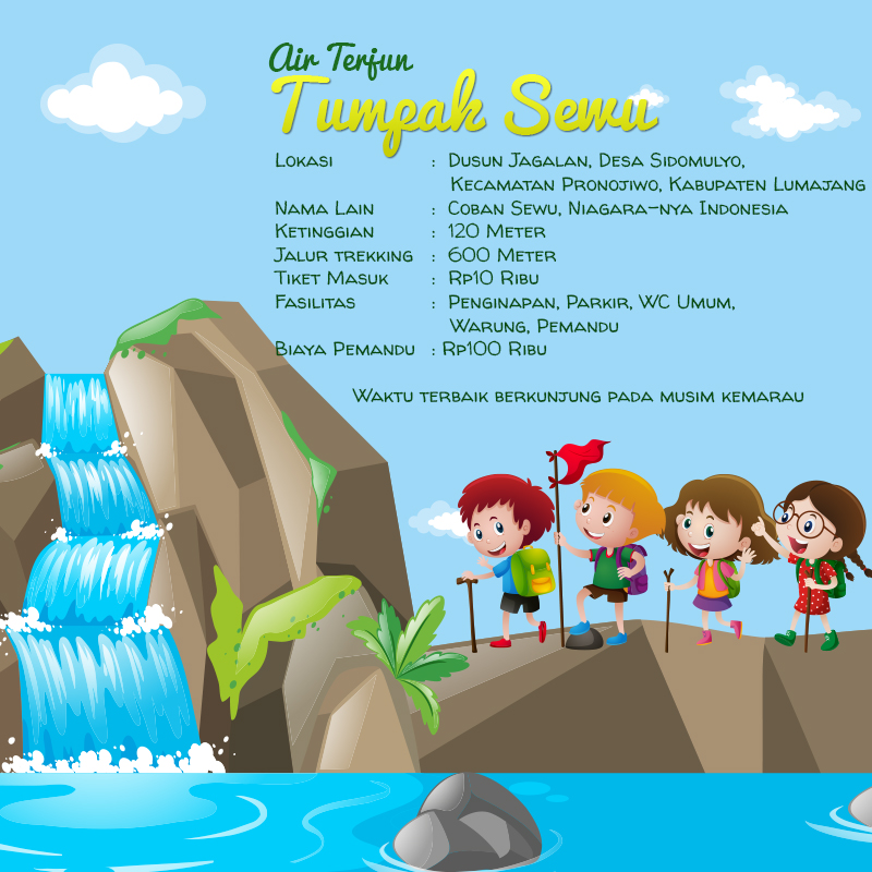 Tumpak Sewu Si Cantik yang Cukup Liar