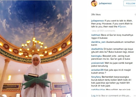 Jupe Pasrah Di-<i>Bully</i> di Instagram
