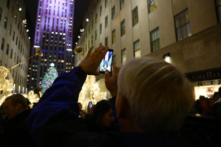 Syahdunya Suasana Natal di New York  