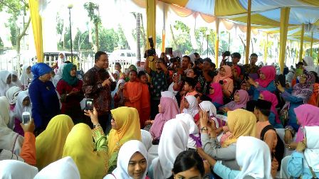 Warga Riau Meriahkan Sosialisasi Perpustakaan Indonesia