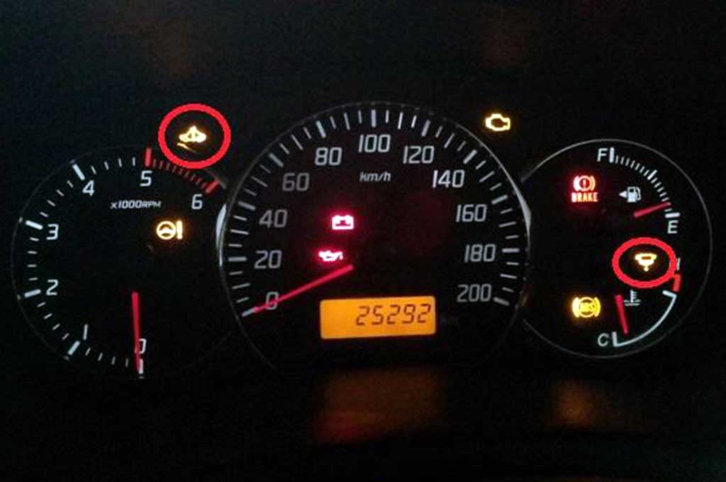 Indikator Nyala, Tanda Sistem Operasional Mobil Bermasalah