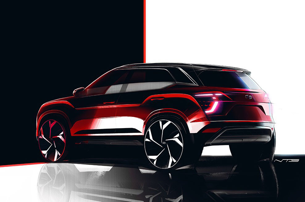 Sketsa desain belakang Hyundai Creta