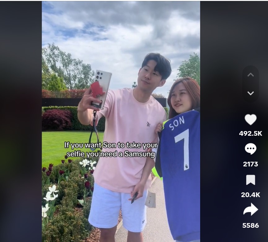 Son Heung-min Tolak Foto Selfie dengan Fans Pakai iPhone, Emang Kenapa?
