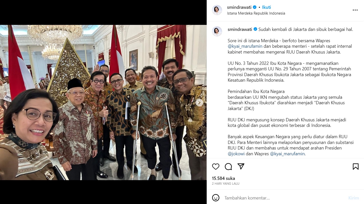 Ibu Kota Negara Pindah ke IKN, DKI Jakarta Akan Ganti Nama DKJ