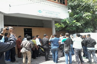 Kantor Asosiasi Perusahaan Bongkar Muat di Medan Digeledah Polisi