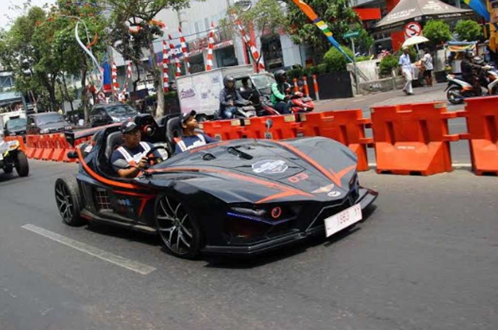 Intip Supercar Listrik Dua Penumpang Buatan Lokal