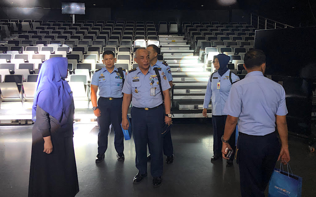 Perwira Humas TNI AU Belajar dari Metro TV
