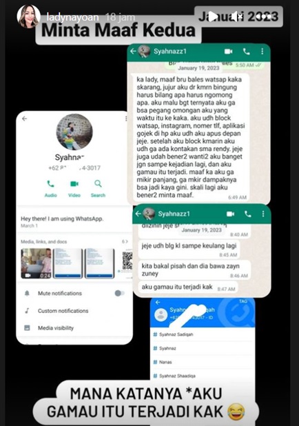 Diduga Selingkuh Sejak 2022, Jeje Ancam Syahnaz Bercerai dan Bawa Anak Kembar