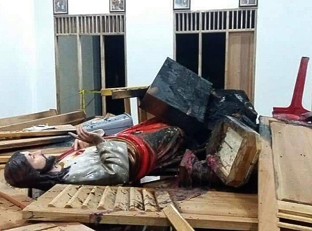 Perusak Gereja di Ogan Ilir Dikejar