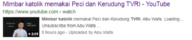[Cek Fakta] TVRI Tayangkan Sepasang Anak Berbusana Muslim dalam Program Mimbar Agama Katolik Hoaks, Ini Faktanya