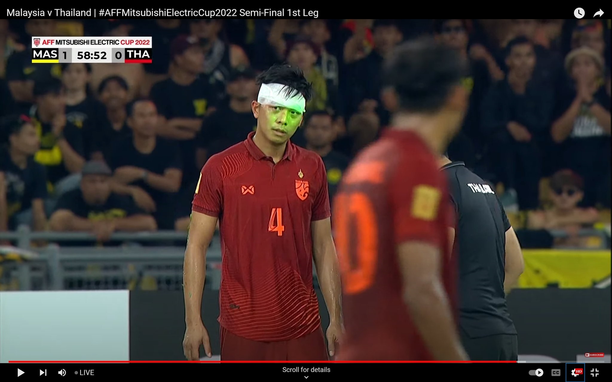 Laser Ijo Kembali Muncul di Stadion Bukit Jalil, Netizen Indonesia Langsung Flashback